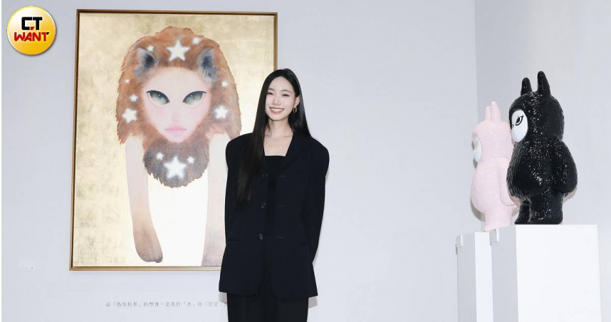 Lily許韶恩首場個展《Prey of Prey》於今日開幕。（圖／侯世駿攝）