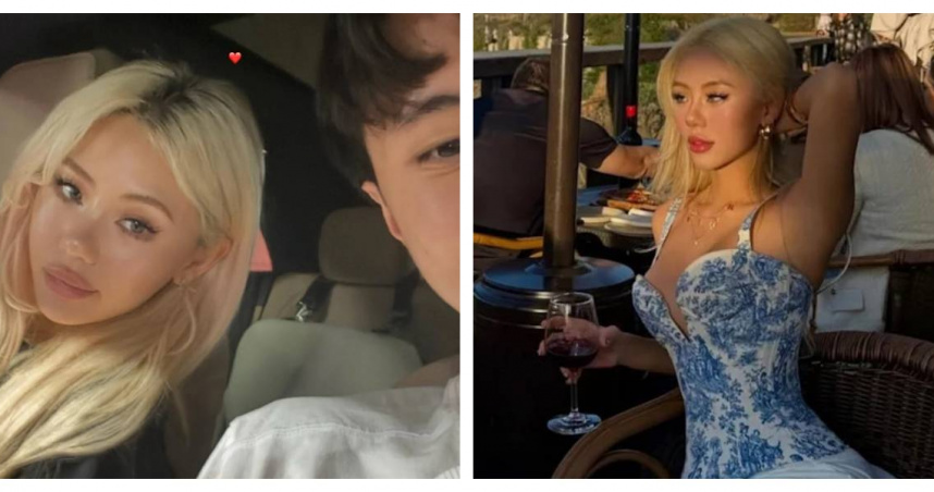 Ray於社群平台曬出與網紅Angi Yang的合照，引發戀情揣測。（圖／擷取自IG，rayasianboy_、angifuckingyang）