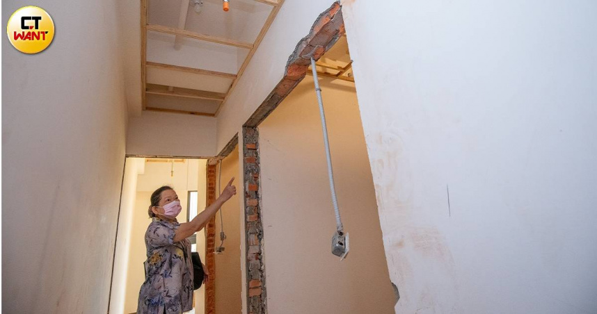 黃阿姨原以為建商代銷推薦合作的裝潢業者，應該是安全無虞，結果還是碰到裝潢蟑螂，相當無奈。（圖／劉耿豪攝）