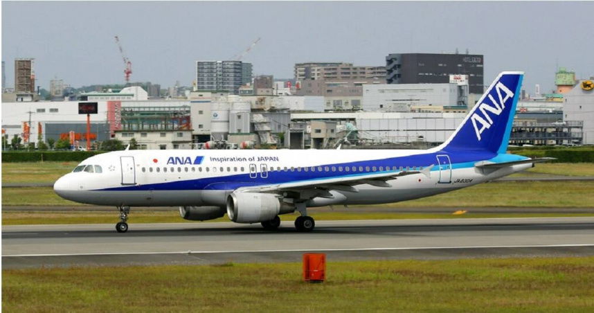 圖為全日空（ANA HOLDINGS）的A320客機。（圖／達志／美聯社）