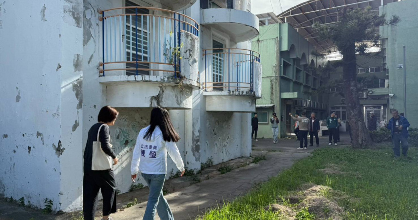 立委陳瑩、莊瑞雄17日邀集教育部相關單位前往台東女中會勘。（圖／陳瑩辦公室提供）