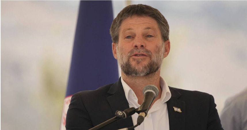 本身即為猶太殖民者的極右派財政部長斯莫特里赫（Bezalel Smotrich）。（圖／達志／美聯社）