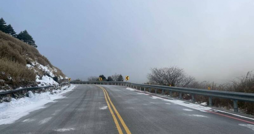 台14甲線18K至41.5K路段自10日17時起預警性封閉，僅允許車輛只出不進。（圖／公路局埔里工務段提供）