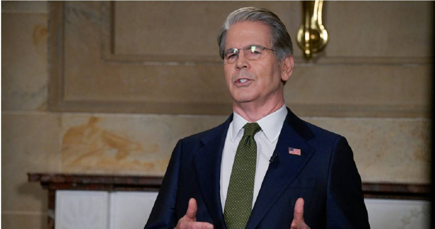 美國財政部長貝森特（Scott Bessent）。（圖／達志／美聯社）