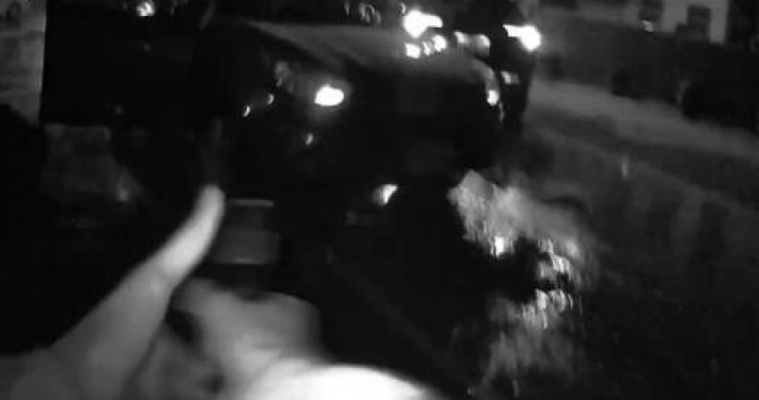 澎湖警巡邏遭撞傷驅車逃逸嫌犯遭逮捕。（圖／翻攝畫面）