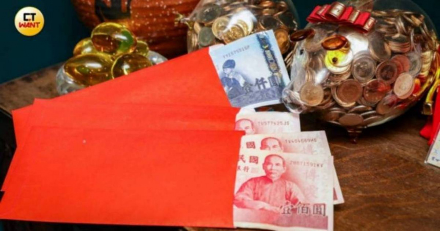 不少晚輩在過年時，都會包紅包孝敬長輩。（示意圖／侯世駿攝）