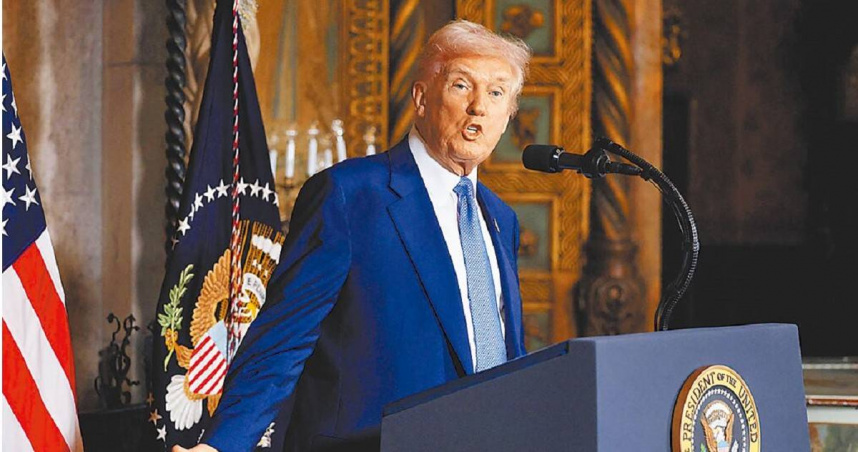 美國總統川普。（圖／美聯社）