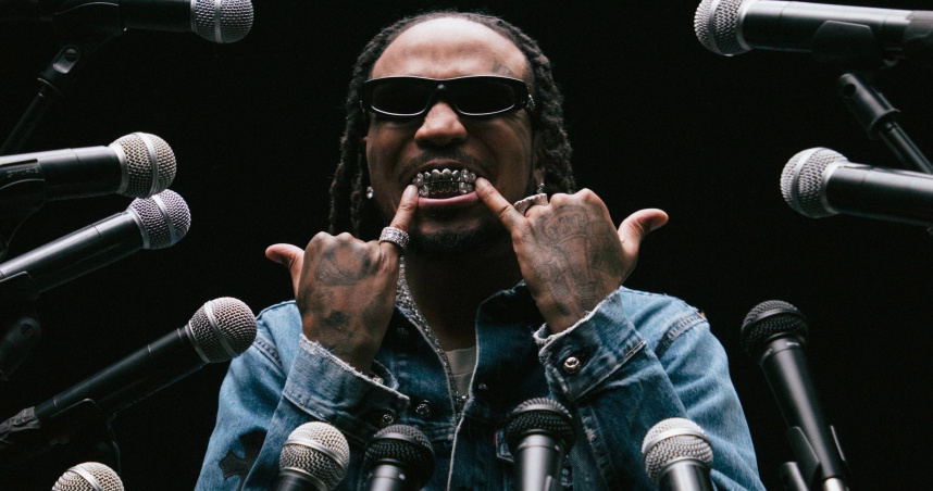 美國嘻哈歌手Quavo將於3月22日在Legacy Taipei舉辦《Quavo Live  in Taipei》，特別拍影片保證絕對不會缺席台北演。（圖／Wonderful Entertainment Asia提供）