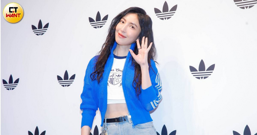 楊謹華今出席運動品牌活動。（圖／趙文彬攝）