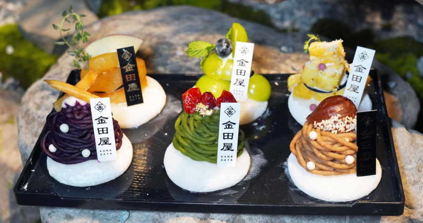 「金田屋・日本大福專賣」針對母親節檔期推出包含經典水果系列與蒙布朗系列的6入「六韻藏心」大福禮盒。（圖／魏妤靜攝）