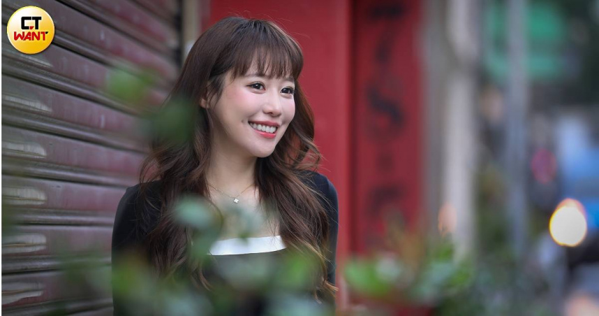 紀卜心首登大銀幕坦言會緊張。（圖／侯世駿攝）