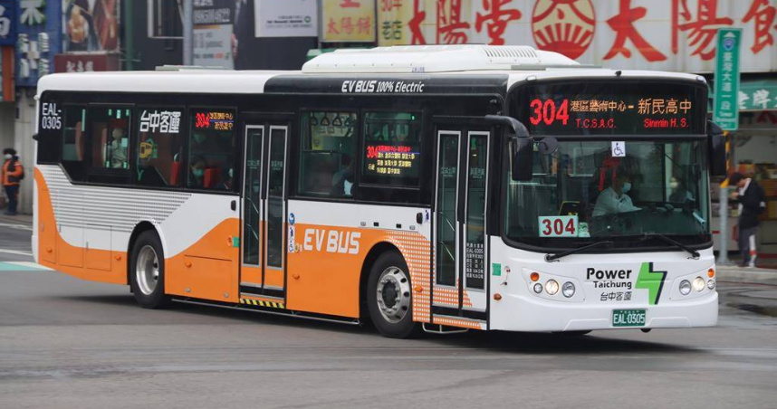 304路公車,圖為示意圖非事發車輛。(圖/台中市政府提供)