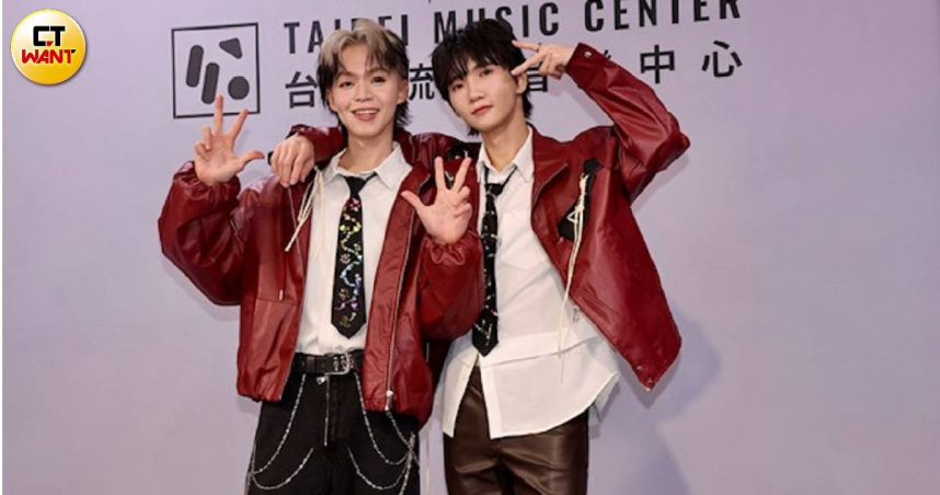 黃氏兄弟下午為演唱會彩排。（圖／焦正德攝）