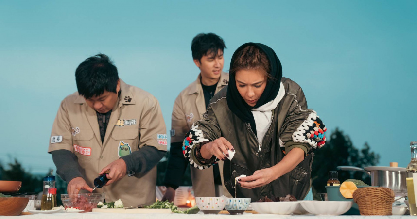 胡小禎煮義大利麵時，意外爆出當年帶男友見老爸的趣事。（圖／客家電視台提供）