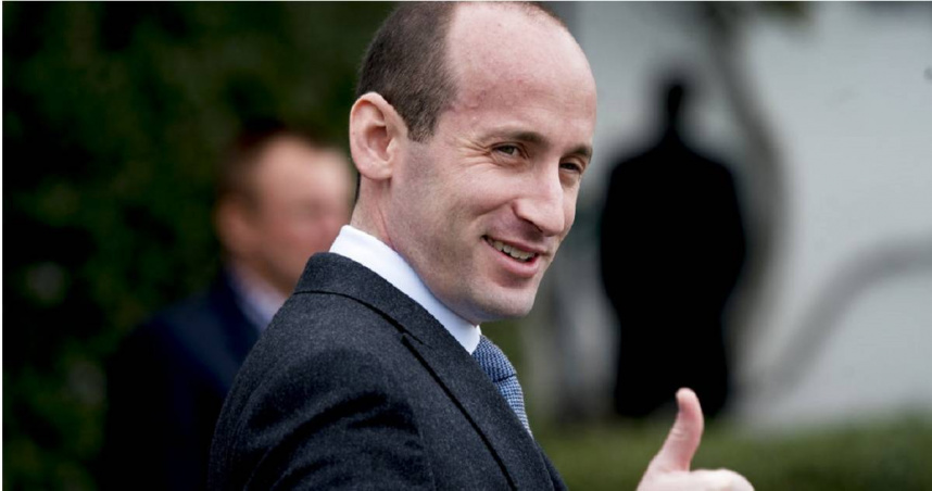 美國總統川普（Donald Trump）的高級幕僚、白宮副幕僚長史蒂芬米勒（Stephen Miller）。（圖／達志／美聯社）