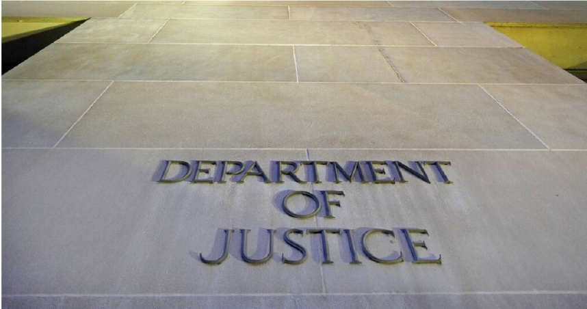 美國司法部（Department of Justice）總部大樓。（圖／達志／美聯社）