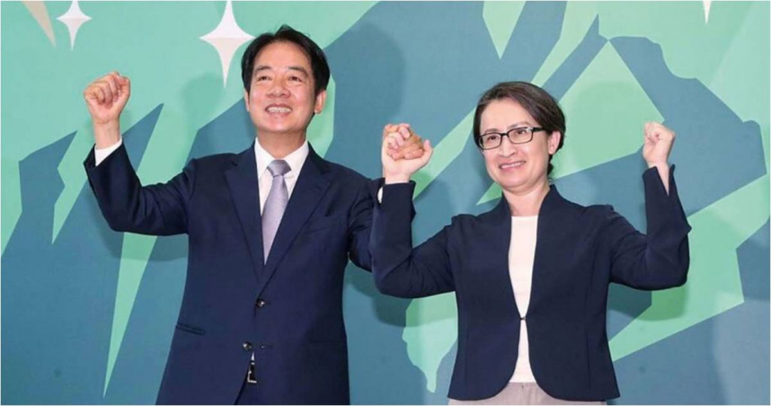 賴清德（左）與蕭美琴。（圖／報系資料庫）