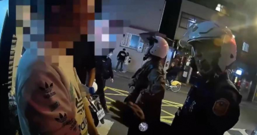 北市萬華區萬大路上18日傳出有男子怒捅岳父。（圖／翻攝畫面）