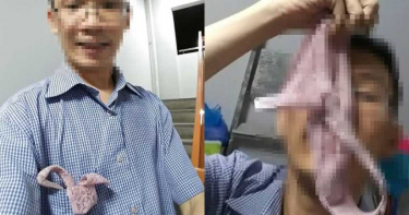 偷蕾絲內褲自拍炫耀!變態男「放臉狂聞」嗨翻 下秒大爆射:隔天就乾了