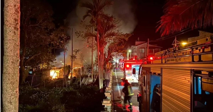 台東縣海端鄉30日凌晨發生火警，黃姓兄弟逃生不及喪命。（圖／翻攝畫面）