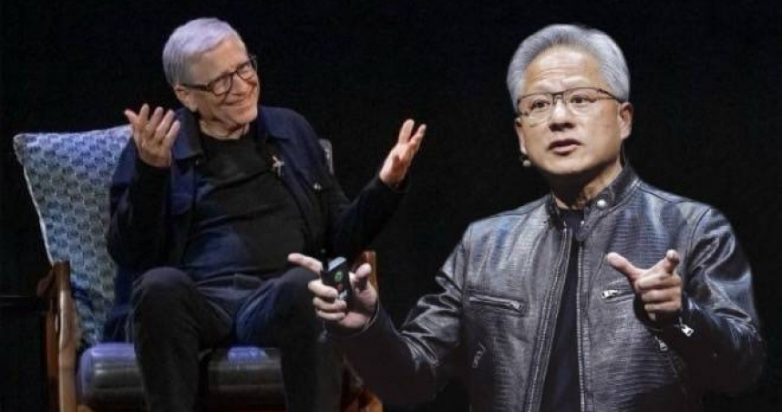 比爾蓋茲表示量子技術3-5年內問世！遭黃仁勳打臉。 （圖／翻攝自比爾蓋茲臉書、報系資料照）