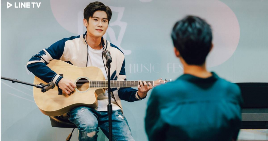 張家陞在劇中在被迫接班的同時，仍不忘追夢。（圖／LINE TV提供）