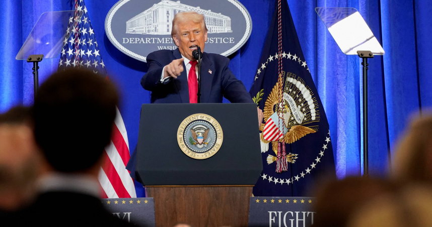 川普下令美軍打擊葉門胡塞武裝組織。（圖／達志／路透社）