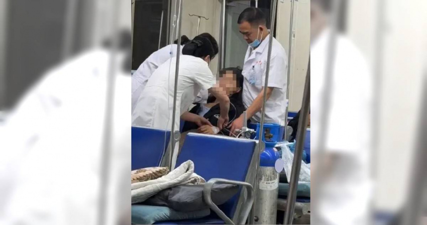 23歲女喉嚨不適就醫，打點滴2分鐘後竟離奇喪命。（圖／翻攝自羊城晚報）