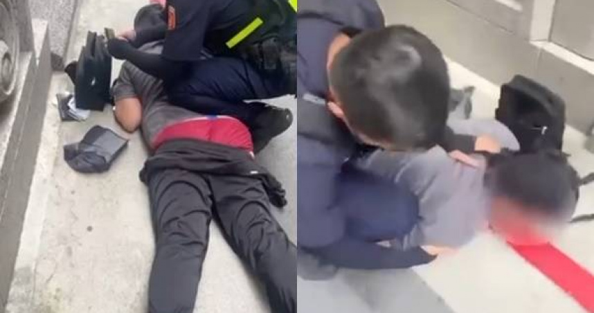 北市中正一分局連2日逮獲2名馬來西亞籍車手。（圖／翻攝畫面）