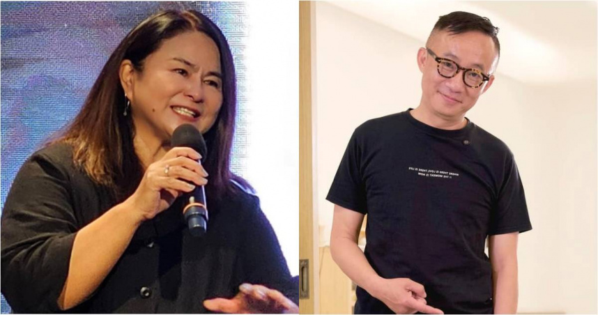 裘海正（左）批師大女足抽血的吹哨學生形象隨便，許常德（右）不滿回嗆「真的是沒有大人樣！」（圖／裘海正、許常德臉書）