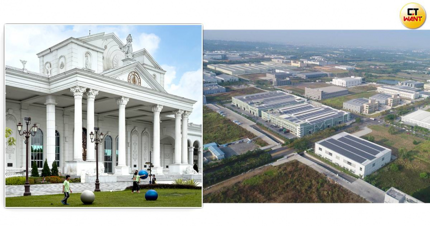 嘉義大埔美工業園區觀光工廠林立，其中「佐登妮絲城堡」「蓋婭莊園」及最新開幕的「歐樂沃築夢城堡」的建築外觀都是由毛榮海設計。（圖／黃威彬攝、報系資料庫）