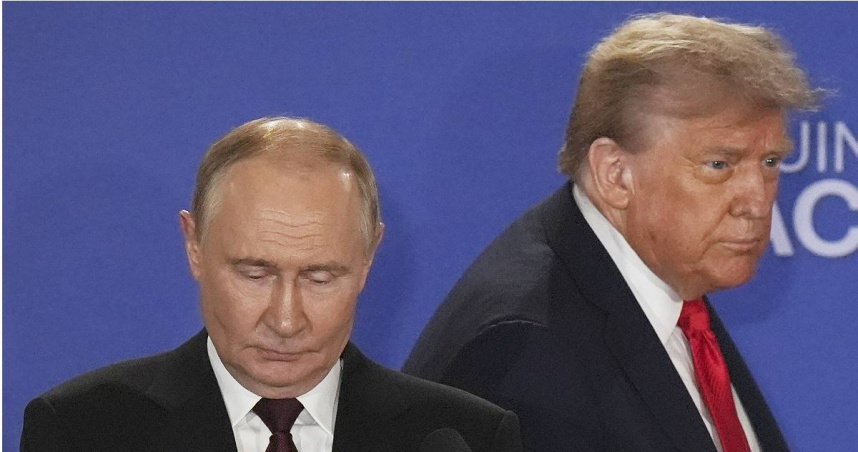 俄羅斯總統普丁（左）、美國總統川普。（圖／達志／美聯社）