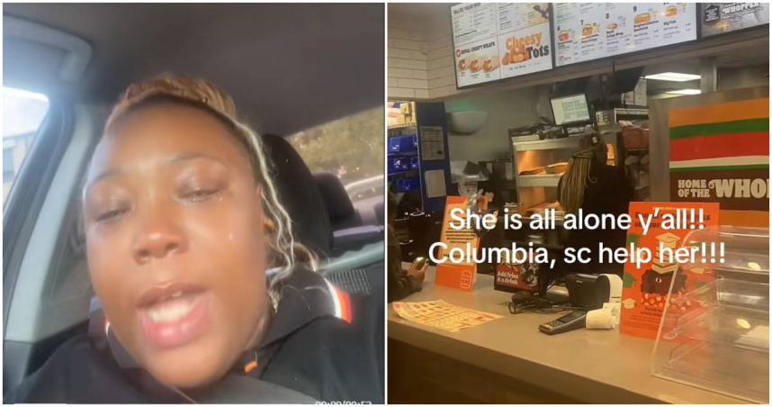 在漢彌爾頓8月9日發布的一支TikTok影片中，她淚流滿面地表示自己已經遭到解雇。（圖／翻攝TikTok／kianolabel）