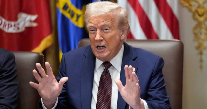 川普。（圖／達志／美聯社）