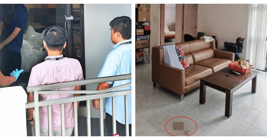 新加坡一處住家驚傳雙屍命案，一對父女疑已死亡多日，直至樓下住戶發現天花板滲出惡臭血水才揭發事件。（圖／翻攝自臉書，China Press 中國報 ）