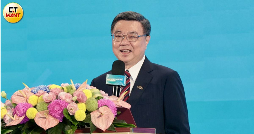 行政院長卓榮泰出席「2025全球客家文化會議」。（圖／黃耀徵攝）