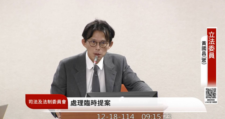 黃國昌表示，卓榮泰竟然濫用憲法37條規定，副署權是行政院院長在節制總統的權力，什麼時候變成他拿來對抗立法院的權力？（圖／截自立法院直播）