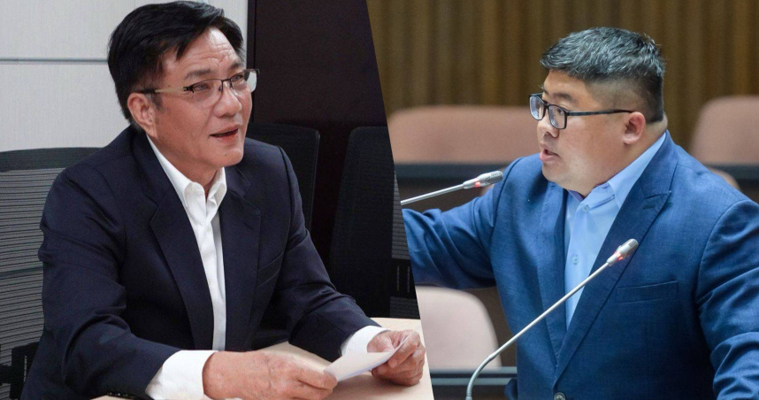 民進黨下午2點舉辦嘉義縣長提名政見會，縣議員黃榮利（左）、立委蔡易餘（右）同台闡述參選理念。（製圖／蔡易餘、黃榮利臉書）