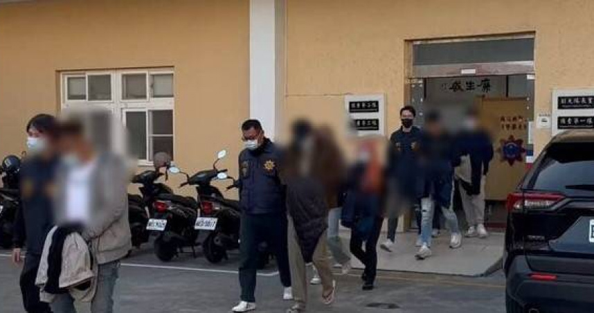 澎湖黑幫毒梟落網！　5名暴力集團成員一舉被警察拘捕