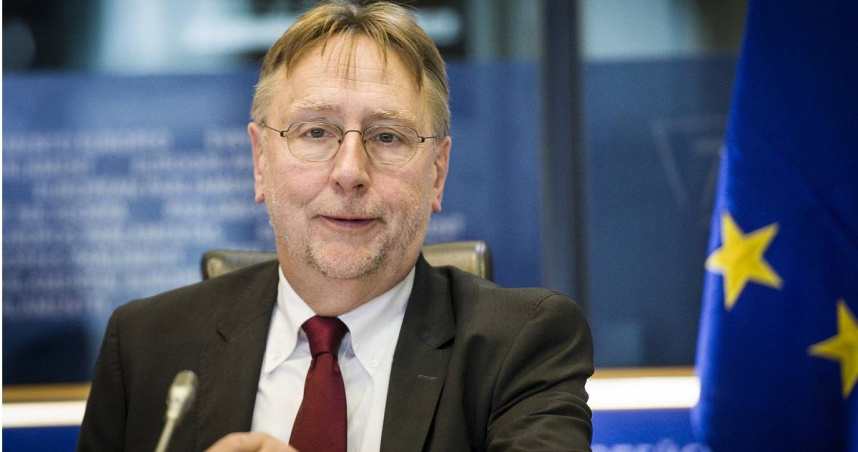 歐洲議會（European Parliament）國際貿易委員會主席朗格（Bernd Lange）。（圖／達志／美聯社）
