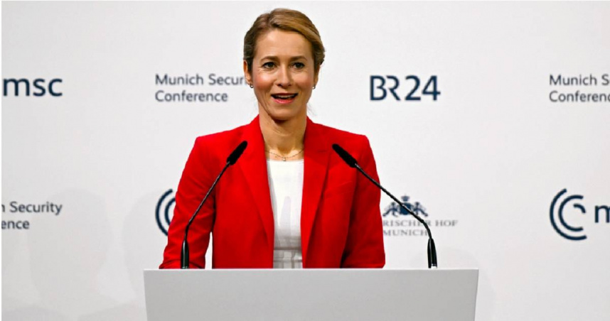 歐盟執委會副主席兼外交與安全政策高級代表卡拉斯（Kaja Kallas）。（圖／達志／美聯社）