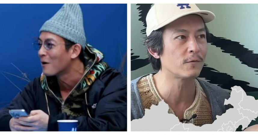 陳冠希（右）近期現身餐廳，留鬍造型以及髮色略帶灰白，外貌變化成為討論焦點。（圖／翻攝自IG，＠CLOG）