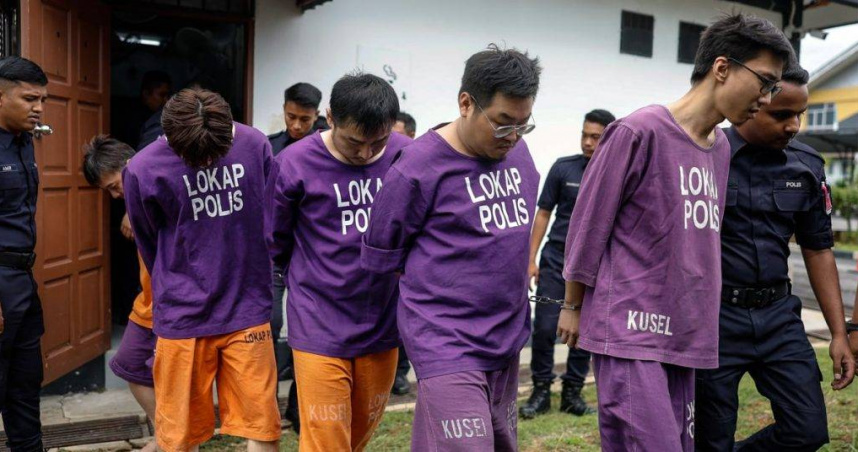 台灣有8名男子在馬來西亞破獲的大型跨國販毒案中落網。（圖／翻攝自中國報）