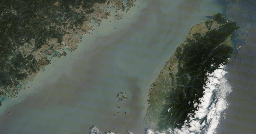 前氣象局長鄭明典今（22日）在社群平台分享一張「海峽黑水溝」的衛星雲圖。（示意圖／翻攝Pexels）