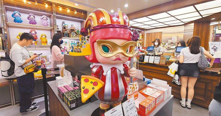 泡泡瑪特（POP MART）熱潮風靡全球掀起搶購。（圖／報系資料照）