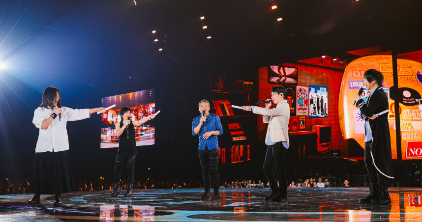 五月天相隔9年在台北開唱，並首度登上大巨蛋辦專場演出。（圖／相信音樂提供）