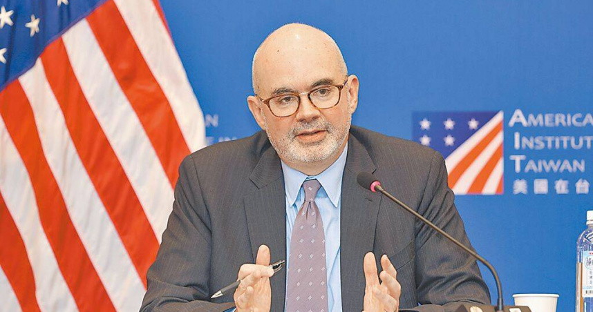 美國在台協會（AIT）表示，中國試圖扭曲二戰時期文件，意圖將台灣孤立於國際社會之外。圖為美國在台協會處長谷立言。（圖／本報資料照片）