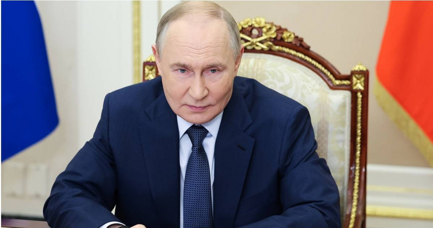 俄羅斯總統普丁（Vladimir Putin）。（圖／達志／美聯社）