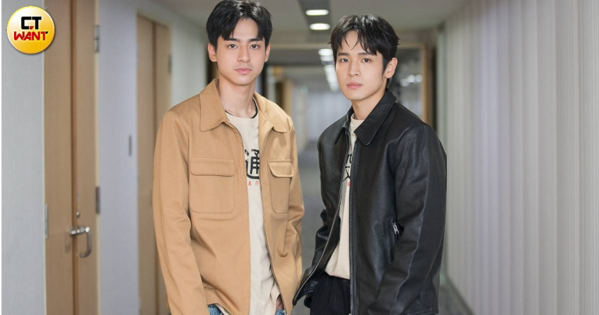 張豐豪（右）與劉敬覺得《自殺通告》的角色演起來難度頗高。（圖／黃威彬攝）