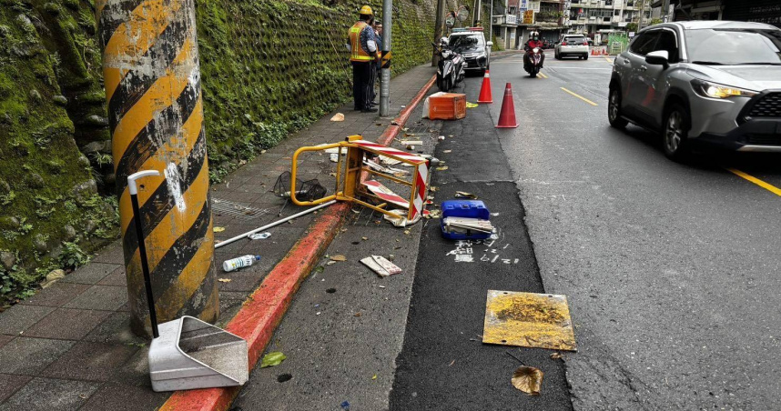 71歲資深男歌手王夢麟驚傳日前酒駕，差點撞到清潔隊員。（圖／翻攝畫面）